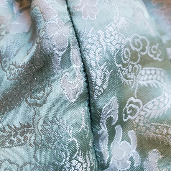 Oriental/Asian Style Pants in Green sz M - Picture 4 of 8